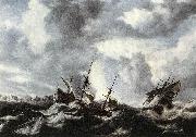 Bonaventura Peeters Storm on the Sea USA oil painting artist